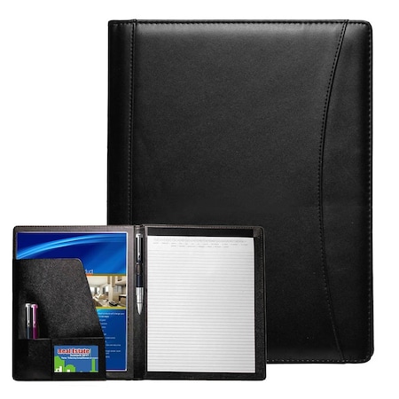 Natico Originals 12.5 x 9.75 in. Ring Binder Portfolio; Black 60-PF-70
